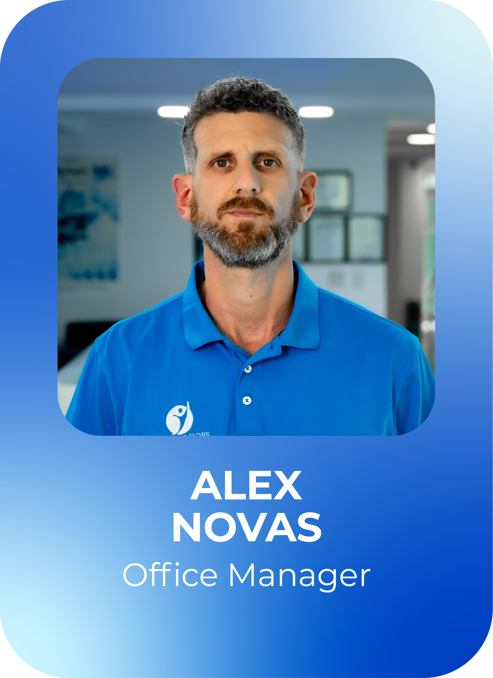 Alex Novas - Office Manager - Cellular Hope Institute