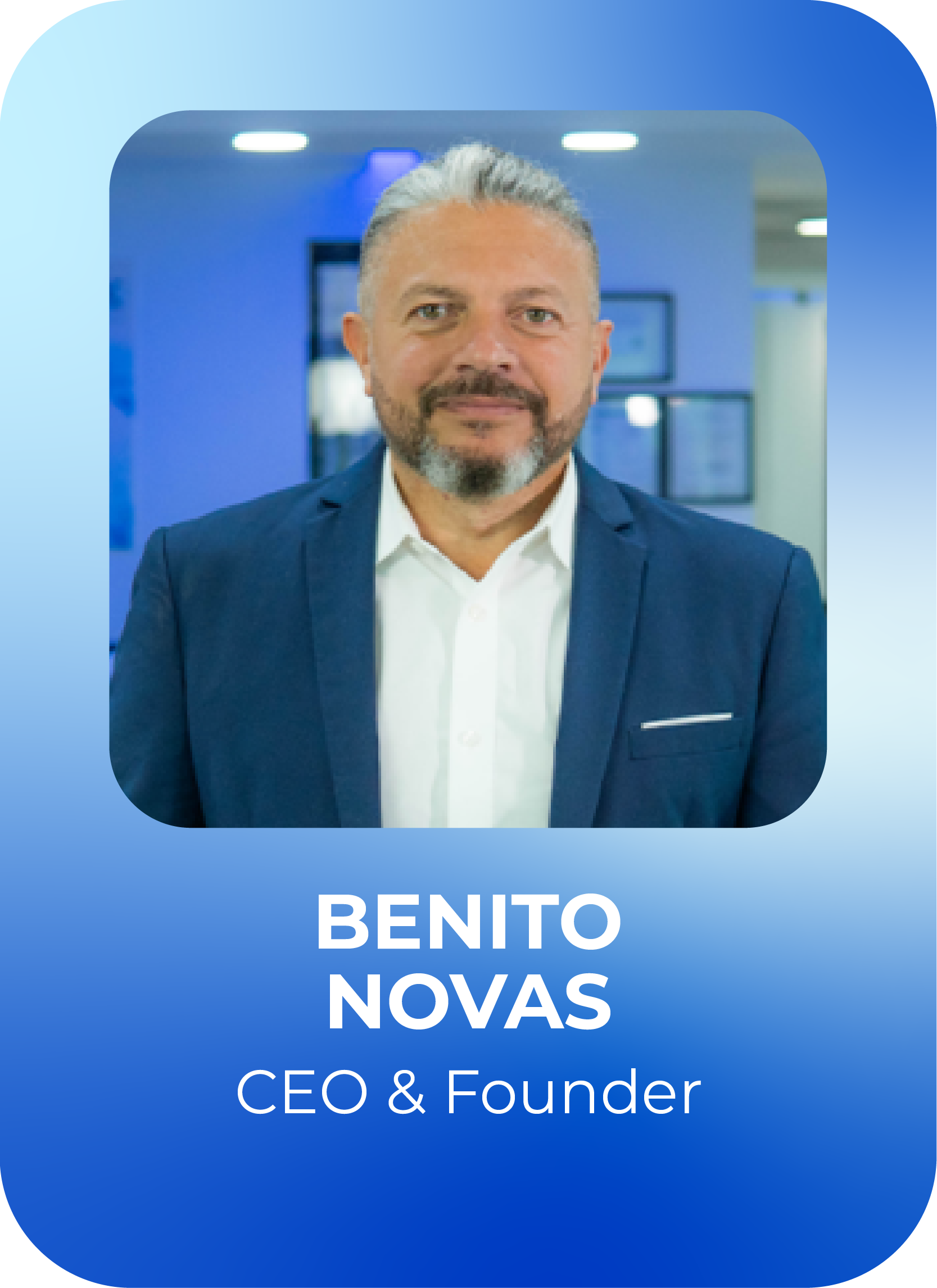 Benito Novas - CEO & Founder - Cellular Hope Institute