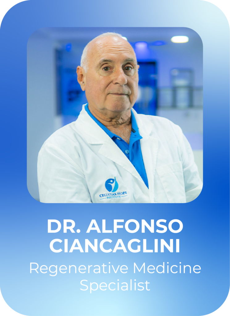 Dr Alfonso Ciancaglini - Regenerative Medicine Specialist - Cellular Hope Institute