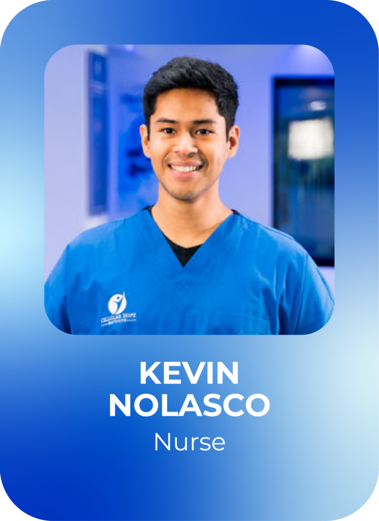 Kevin Nolasco - Nurse - Cellular Hope Institute