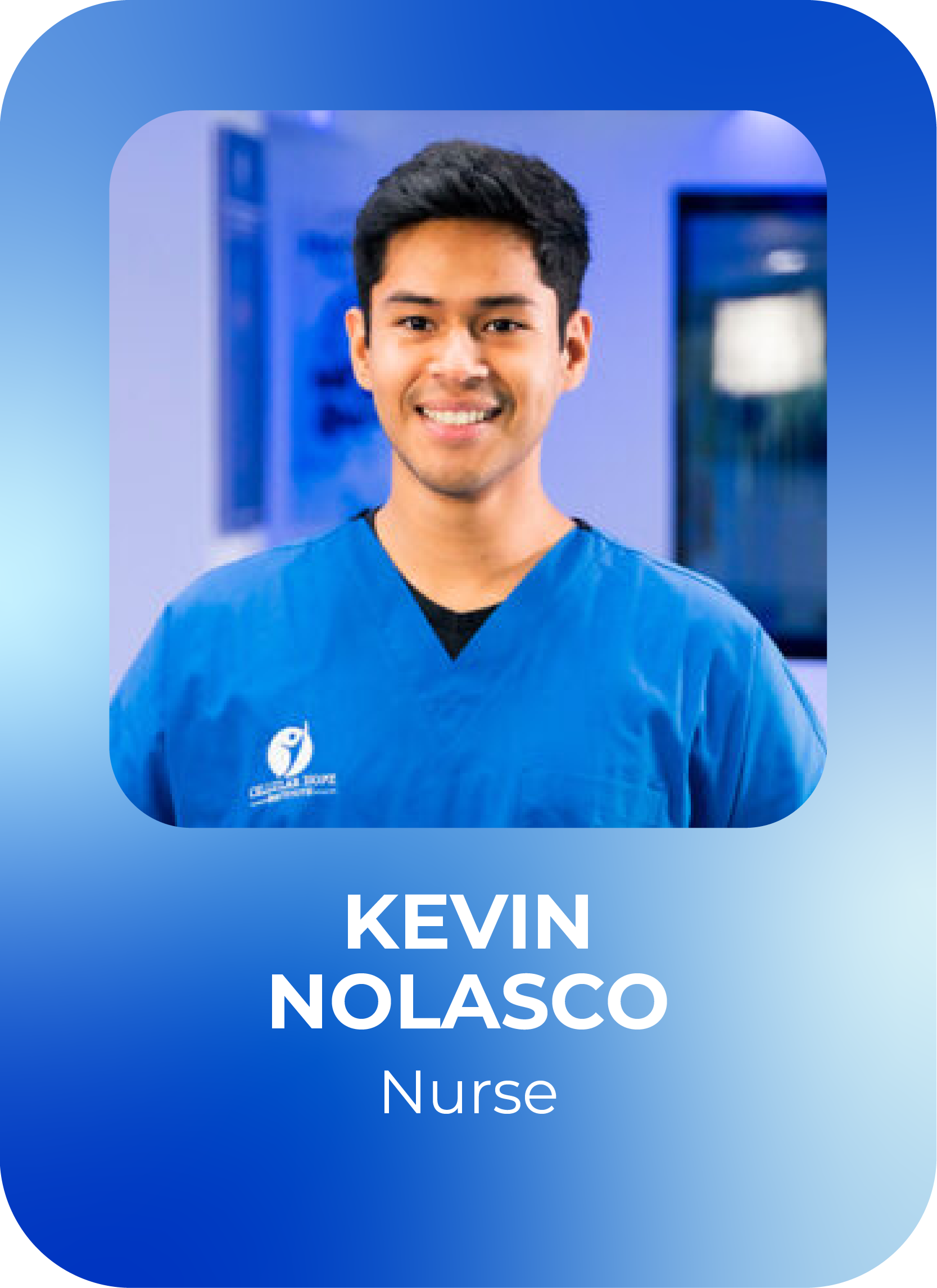 Kevin Nolasco - Nurse - Cellular Hope Institute